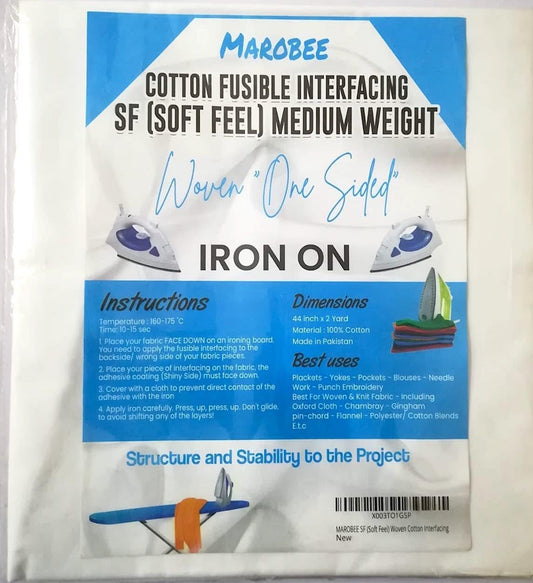 Cotton Fusible Interfacing SF(Soft Feel) Medium Weight