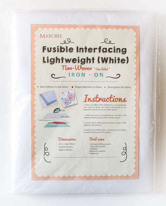 Fusible Interfacing Lightweight (White)